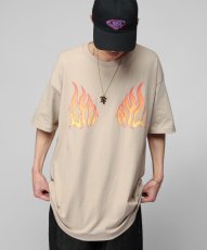 画像7: LFYT  LFYT FLAME TEE (SAND) (7)