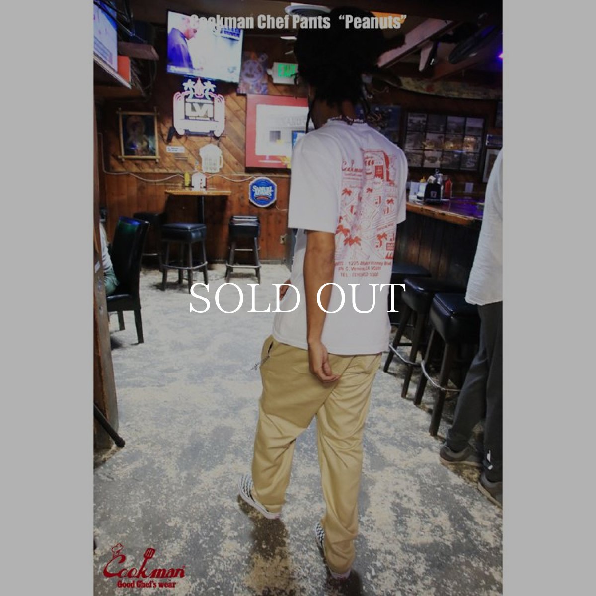 画像2: COOKMAN  Chef Pants Peanuts (Beige) (2)