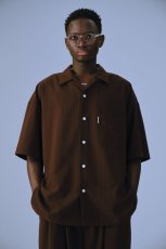画像3: COOTIE   T/W Sucker Open Collar S/S Shirt (Brown) (3)
