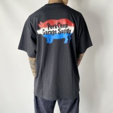 画像6: PORKCHOP GARAGE SUPPLY  THREE TONE ROUNDED TEE (BLACK) (6)