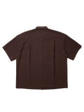 画像4: COOTIE   T/W Sucker Open Collar S/S Shirt (Brown) (4)