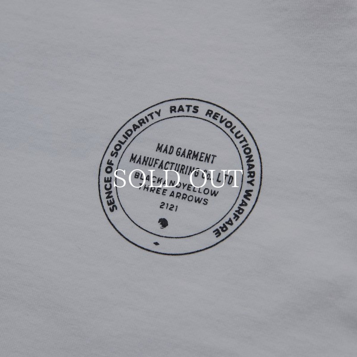 画像3: RATS  MAD GARMENT TEE (WHITE) (3)