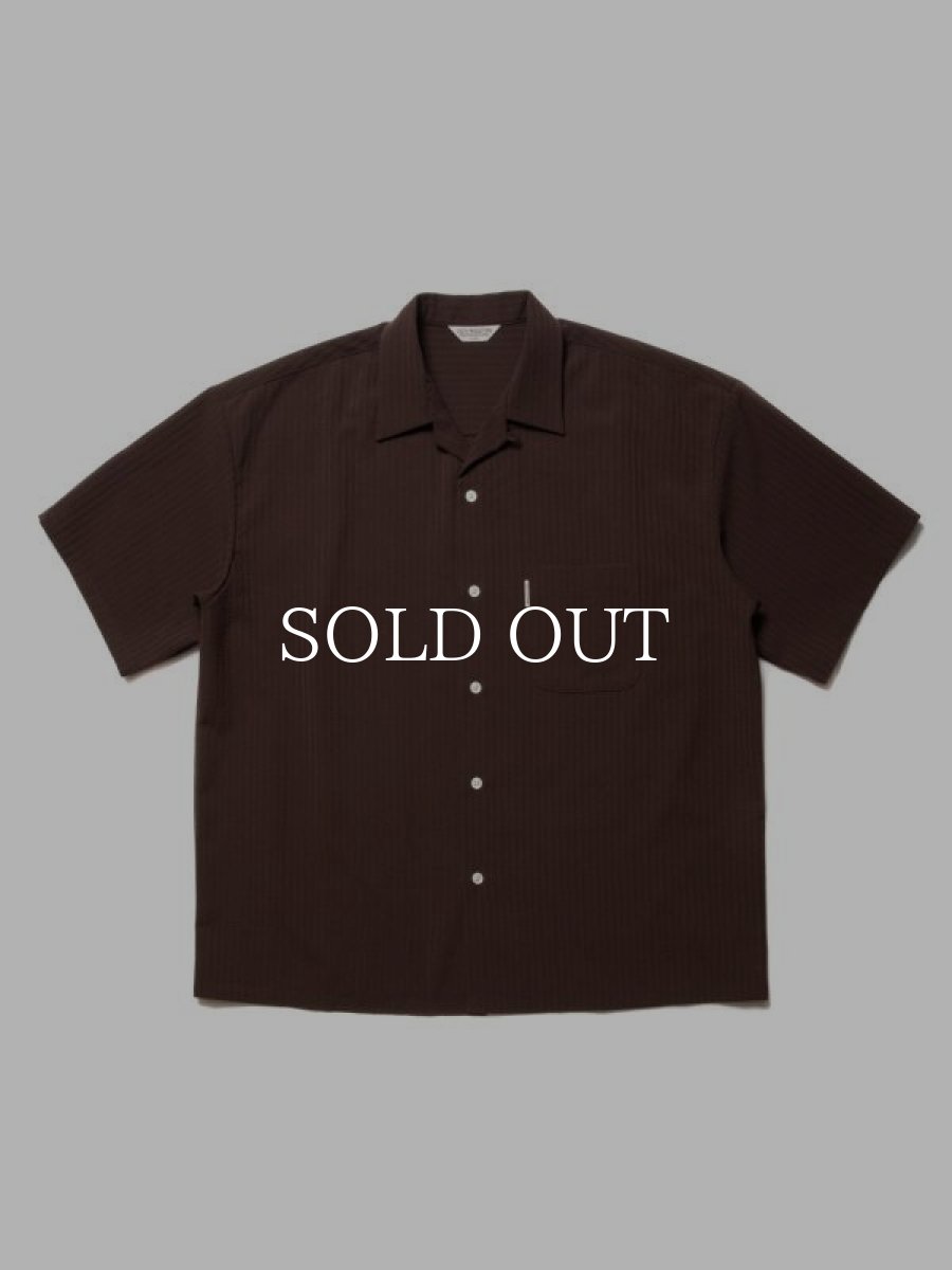 画像1: COOTIE   T/W Sucker Open Collar S/S Shirt (Brown) (1)