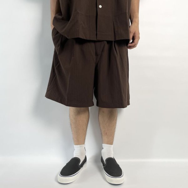 COOTIE T/W 2 Tuck Easy Shorts タックイージー COOTIE T/W Sucker 2 Tuck Easy Shorts (Brown) CTE-23S108 公式通販