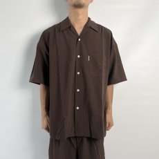 画像5: COOTIE   T/W Sucker Open Collar S/S Shirt (Brown) (5)