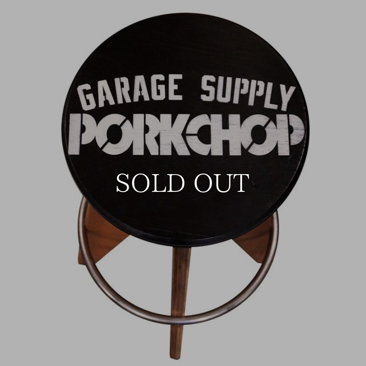 画像2: PORKCHOP GARAGE SUPPLY  【再入荷】PORK STOOL Large (BLACK) (2)