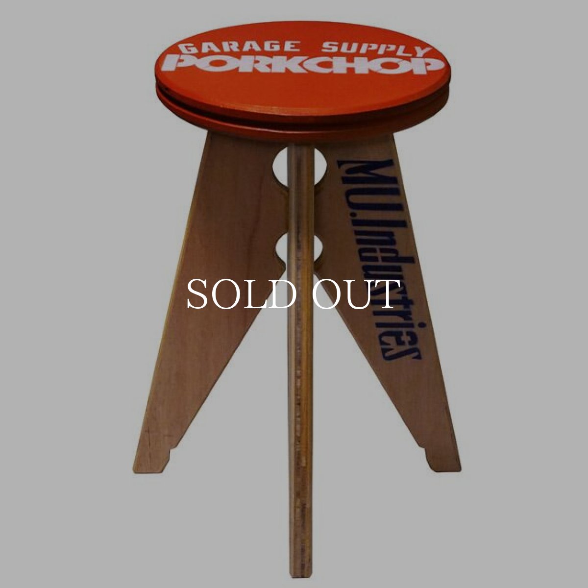 画像1: PORKCHOP GARAGE SUPPLY  【再入荷】PORK STOOL Small (RED) (1)