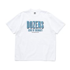 画像1: RATS  DOZENS TEE (WHITE x BLUE) (1)