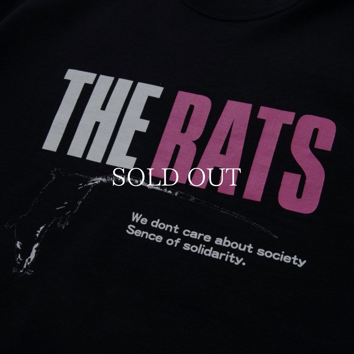 画像3: RATS  RAT TEE (BLACK) (3)