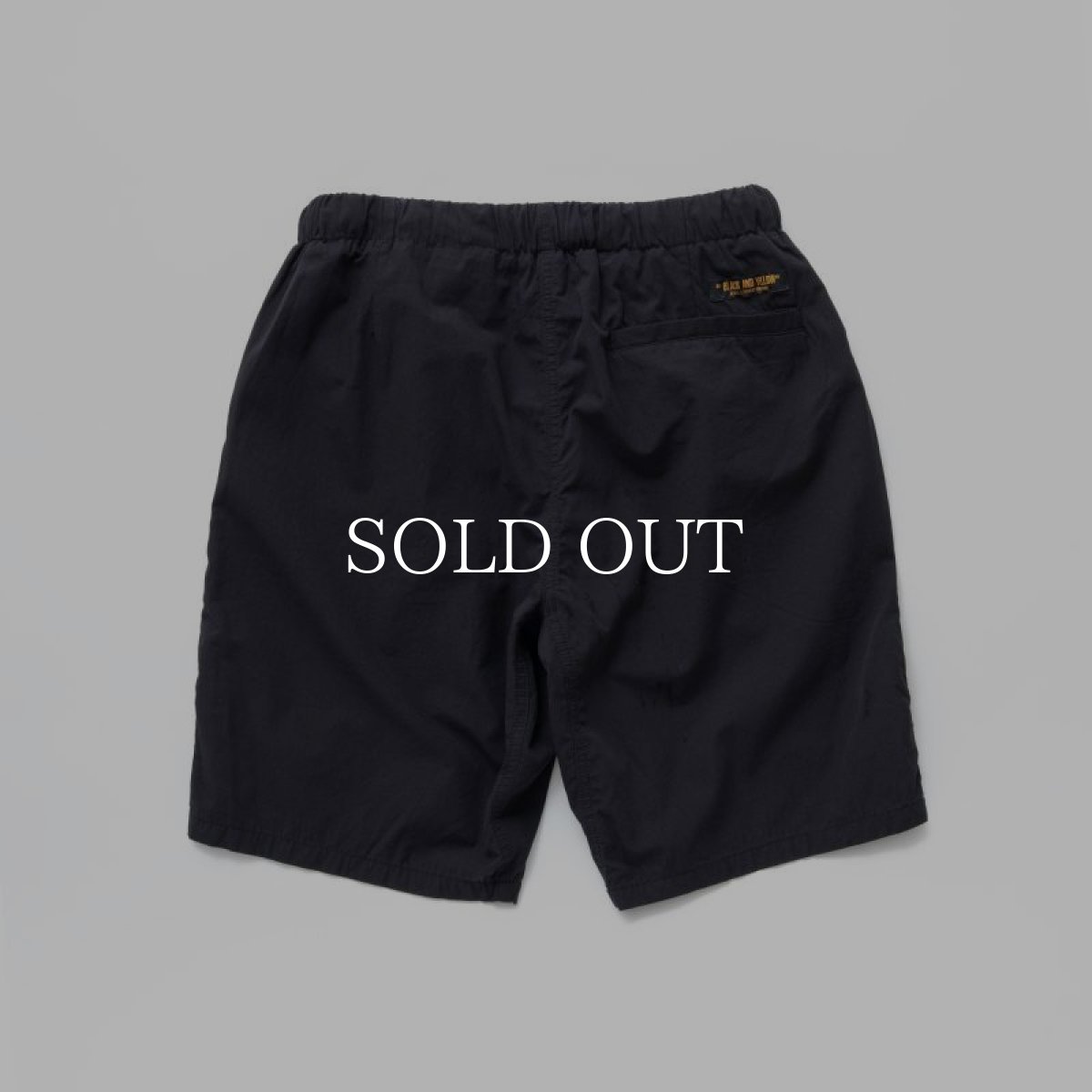 画像2: RATS  ZIP COTTON SHORTS SOLID (BLACK) (2)