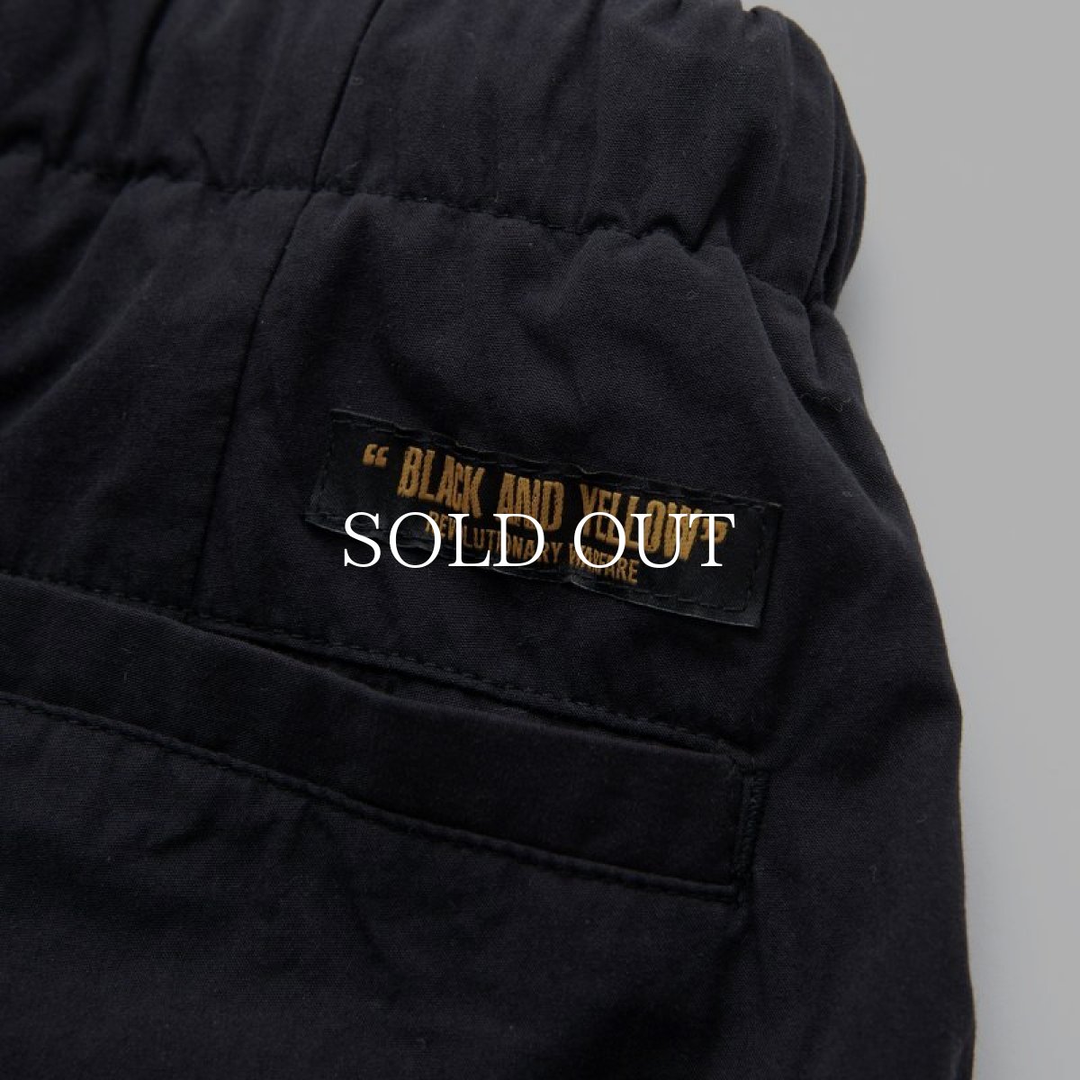 画像3: RATS  ZIP COTTON SHORTS SOLID (BLACK) (3)