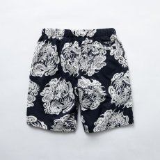 画像2: RATS  ZIP COTTON SHORTS PRINT (BLACK) (2)