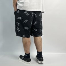 画像8: CHALLENGER  MULTI SIGNATURE CARGO SHORTS (BLACK) (8)