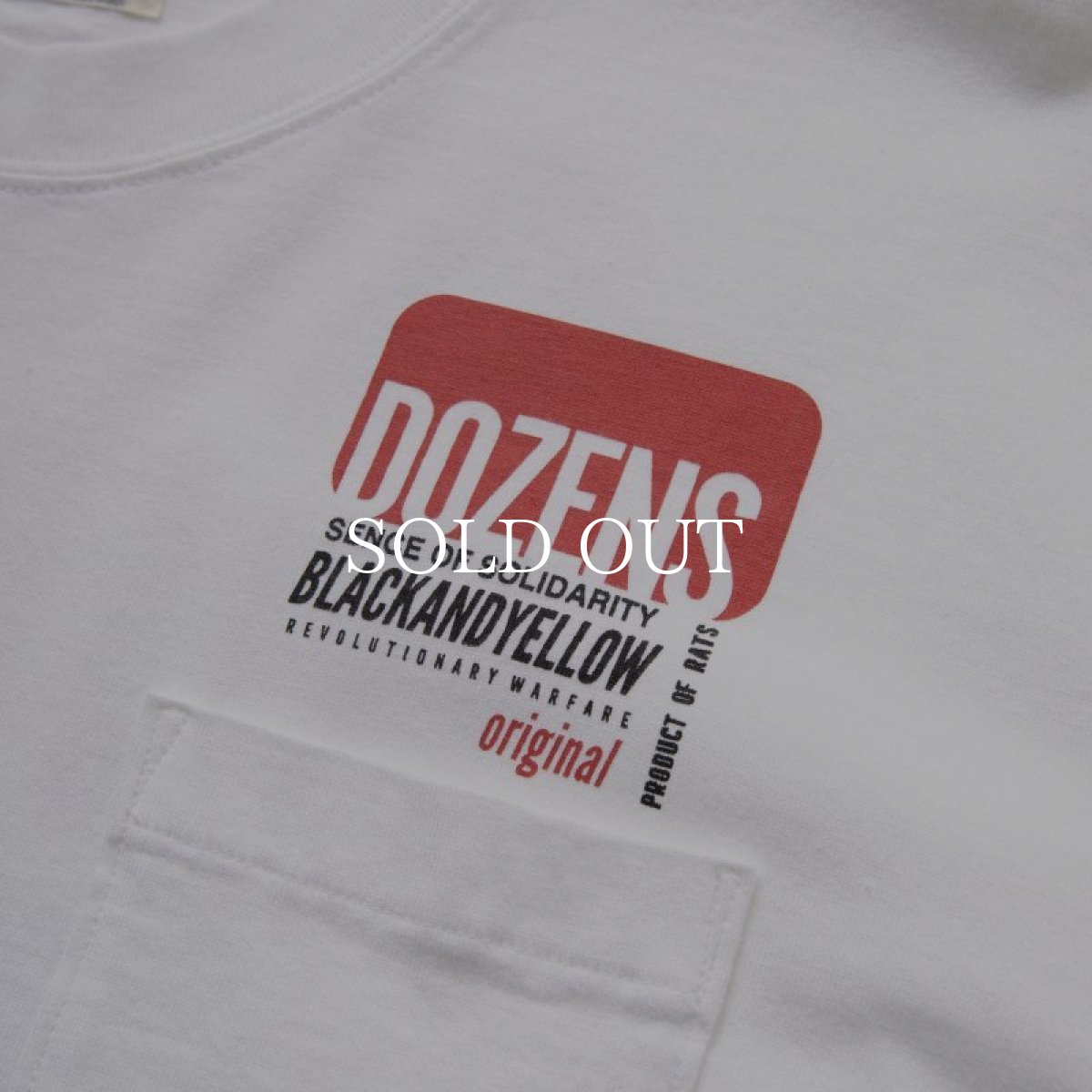 画像4: RATS  COLOR TAG TEE (WHITE) (4)