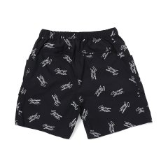 画像2: CHALLENGER  MULTI SIGNATURE CARGO SHORTS (BLACK) (2)