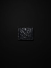 画像2: ANTIDOTE BUYERS CLUB   Money Clip Wallet(Crocodile) (Black) (2)