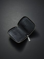 画像3: ANTIDOTE BUYERS CLUB   Round Zip Compact Wallet(Crocodile) (Black) (3)