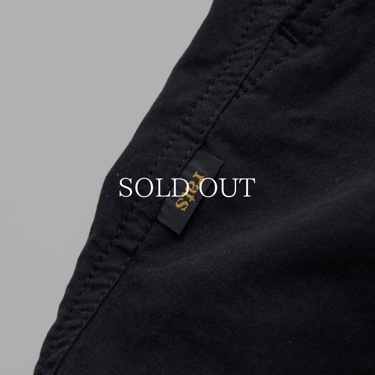 画像4: RATS  ZIP COTTON SHORTS SOLID (BLACK) (4)