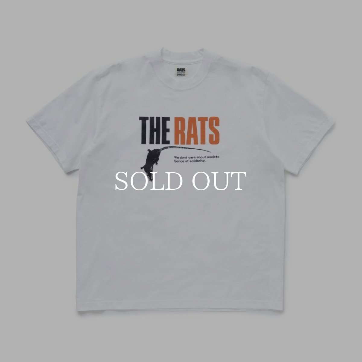 画像1: RATS  RAT TEE (WHITE) (1)