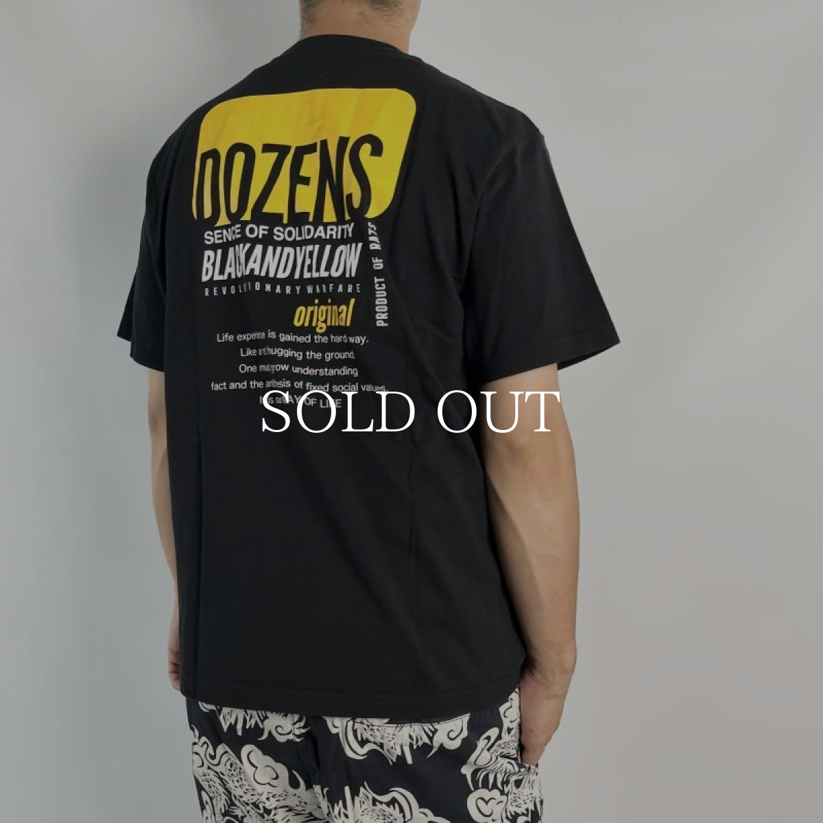 画像4: RATS  COLOR TAG TEE (BLACK) (4)