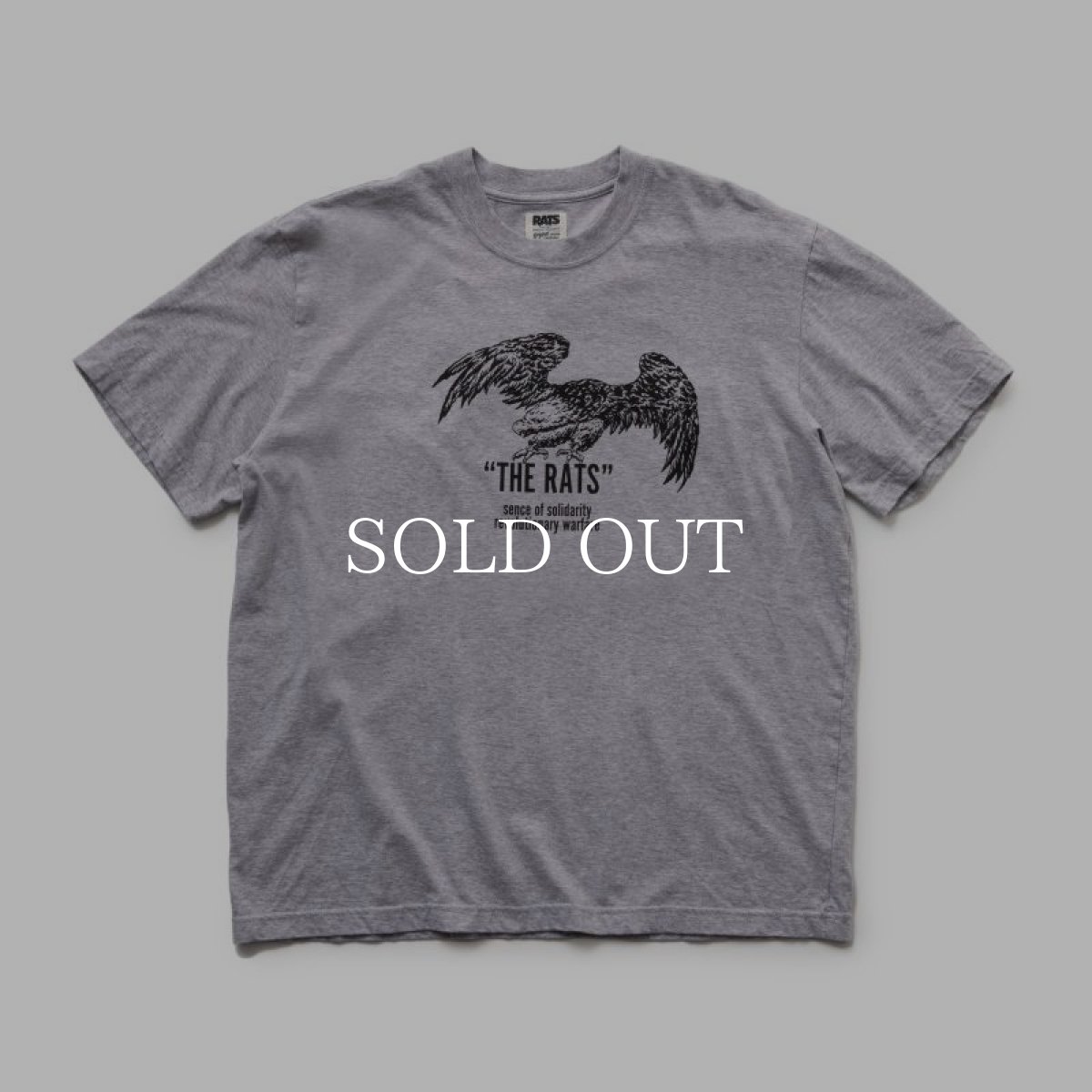 画像1: RATS  EAGLE THE RATS TEE (GRAY) (1)