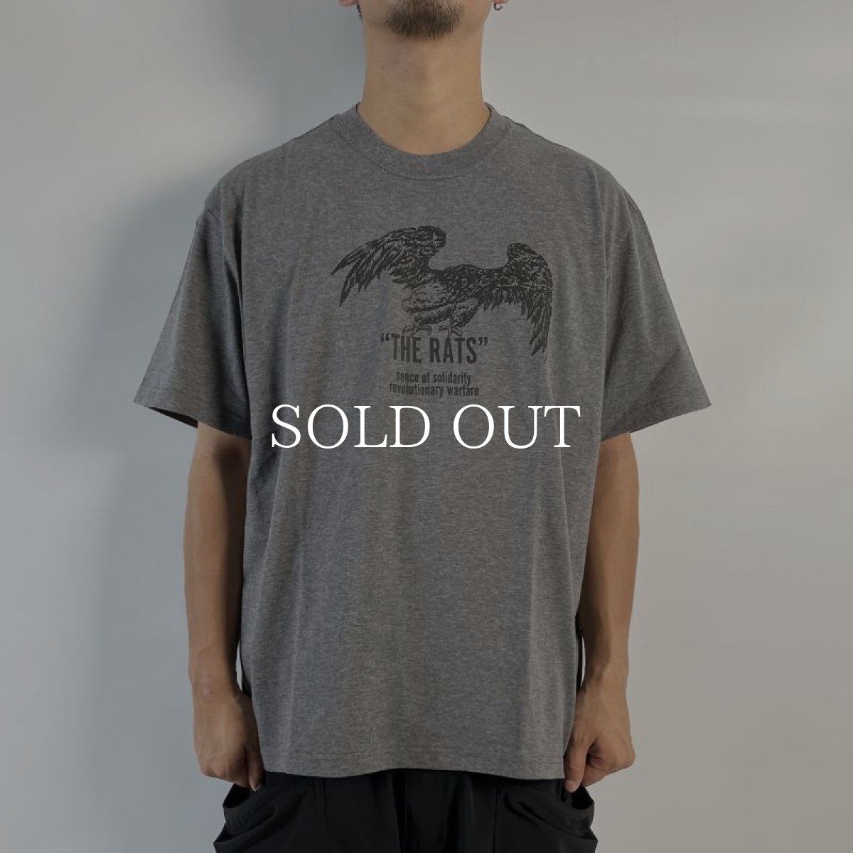 画像2: RATS  EAGLE THE RATS TEE (CHARCOAL) (2)