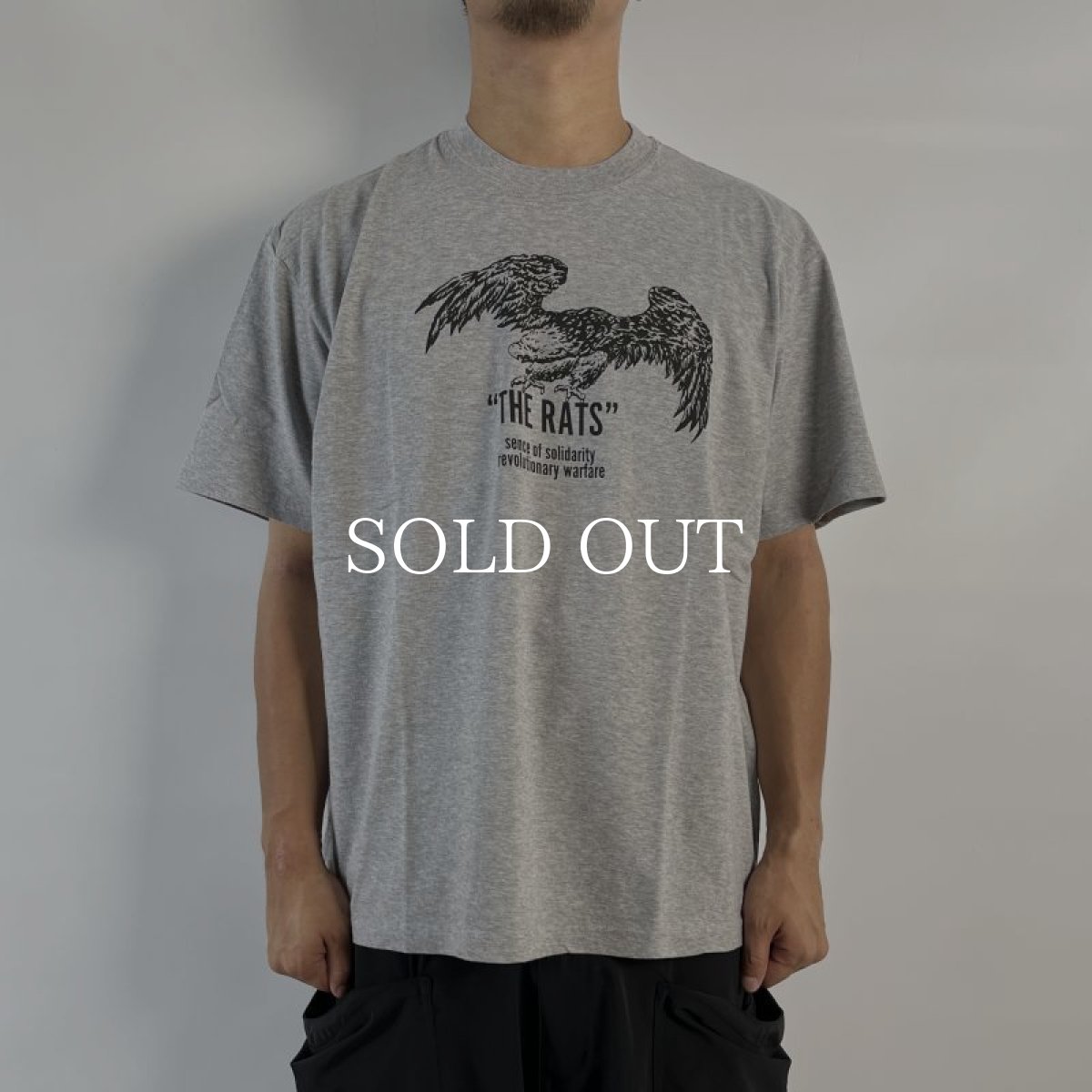 画像6: RATS  EAGLE THE RATS TEE (GRAY) (6)