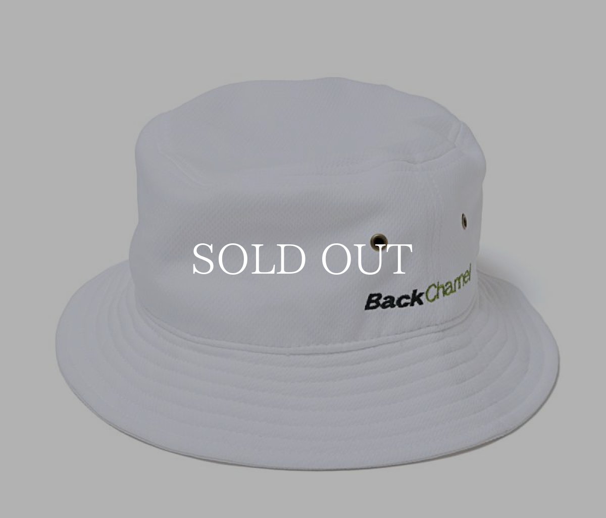 画像1: Back Channel  BUCKET HAT (WHITE) (1)