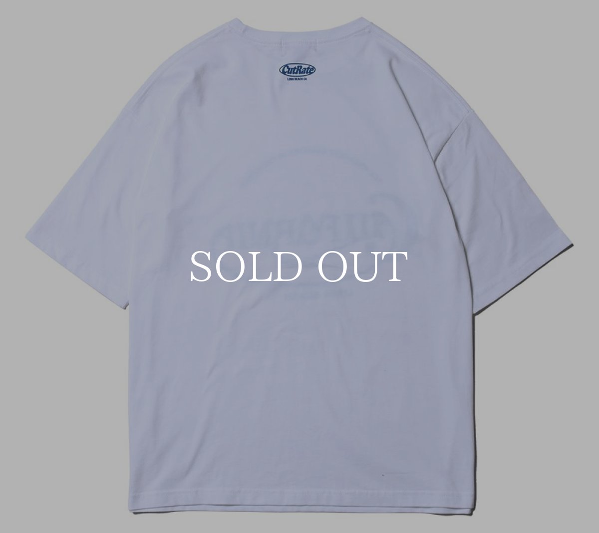 画像2: CUTRATE  CALIF LOGO DROPSHOULDER S/S -T-SHIRT (WHITE) (2)