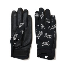 画像2: CHALLENGER  MULTI SIGNATURE MECHANIC GLOVE (BLACK) (2)