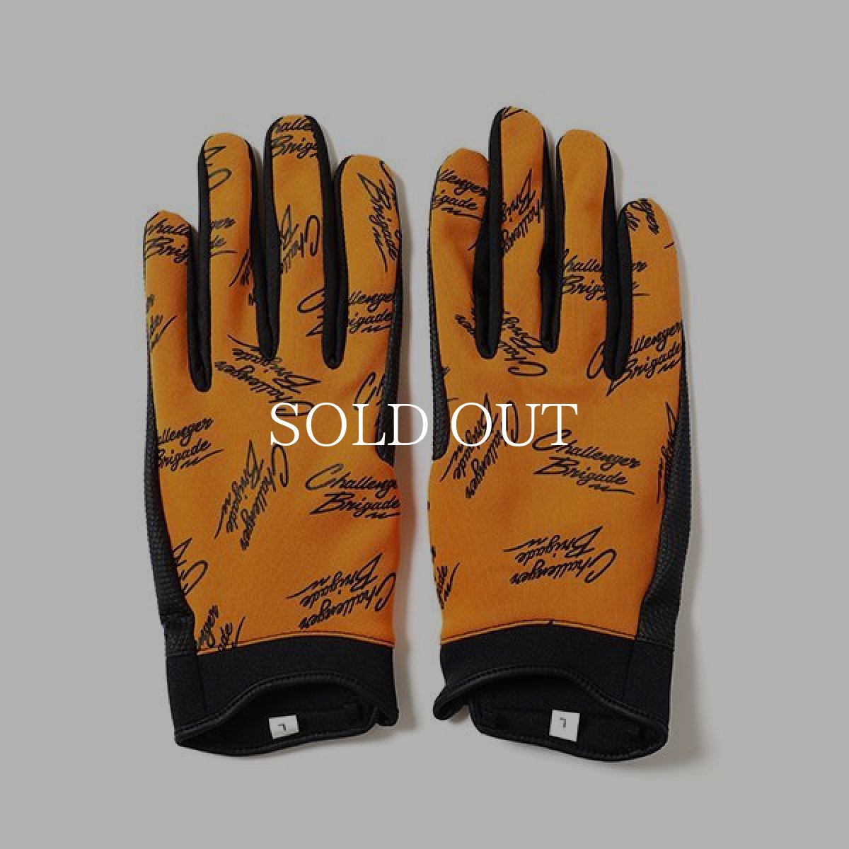 画像1: CHALLENGER  MULTI SIGNATURE MECHANIC GLOVE (ORANGE) (1)