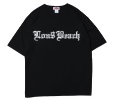 画像1: CUTRATE  LONG BEACH CA LOGO DROPSHOULDER S/S -T-SHIRT (BLACK) (1)