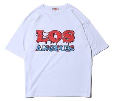 画像1: CUTRATE  LOS LOGO DROPSHOULDER S/S -T-SHIRT (WHITE) (1)