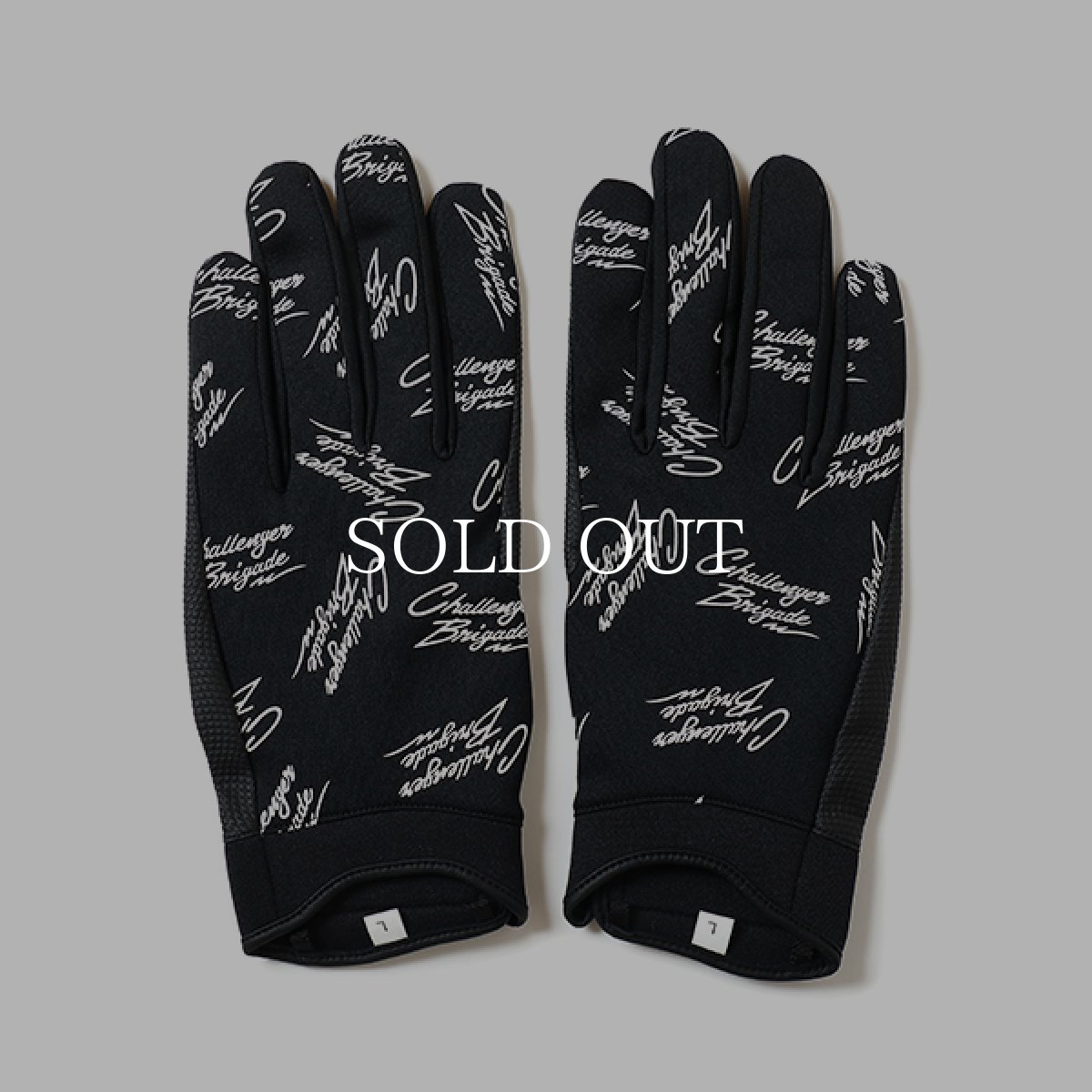 画像1: CHALLENGER  MULTI SIGNATURE MECHANIC GLOVE (BLACK) (1)