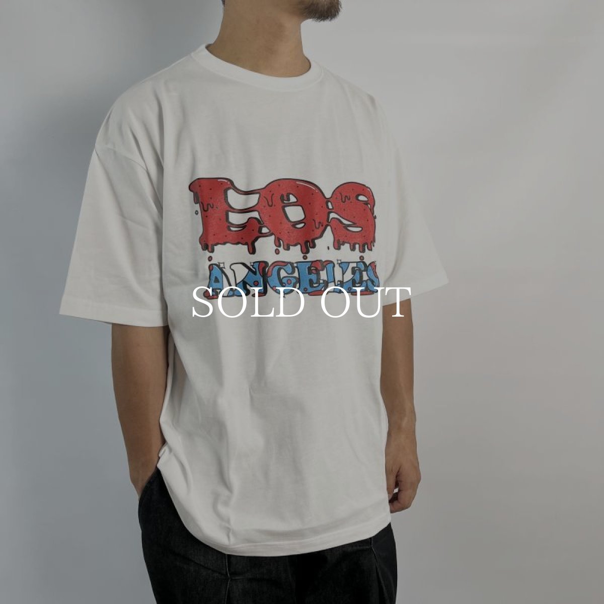 画像4: CUTRATE  LOS LOGO DROPSHOULDER S/S -T-SHIRT (WHITE) (4)