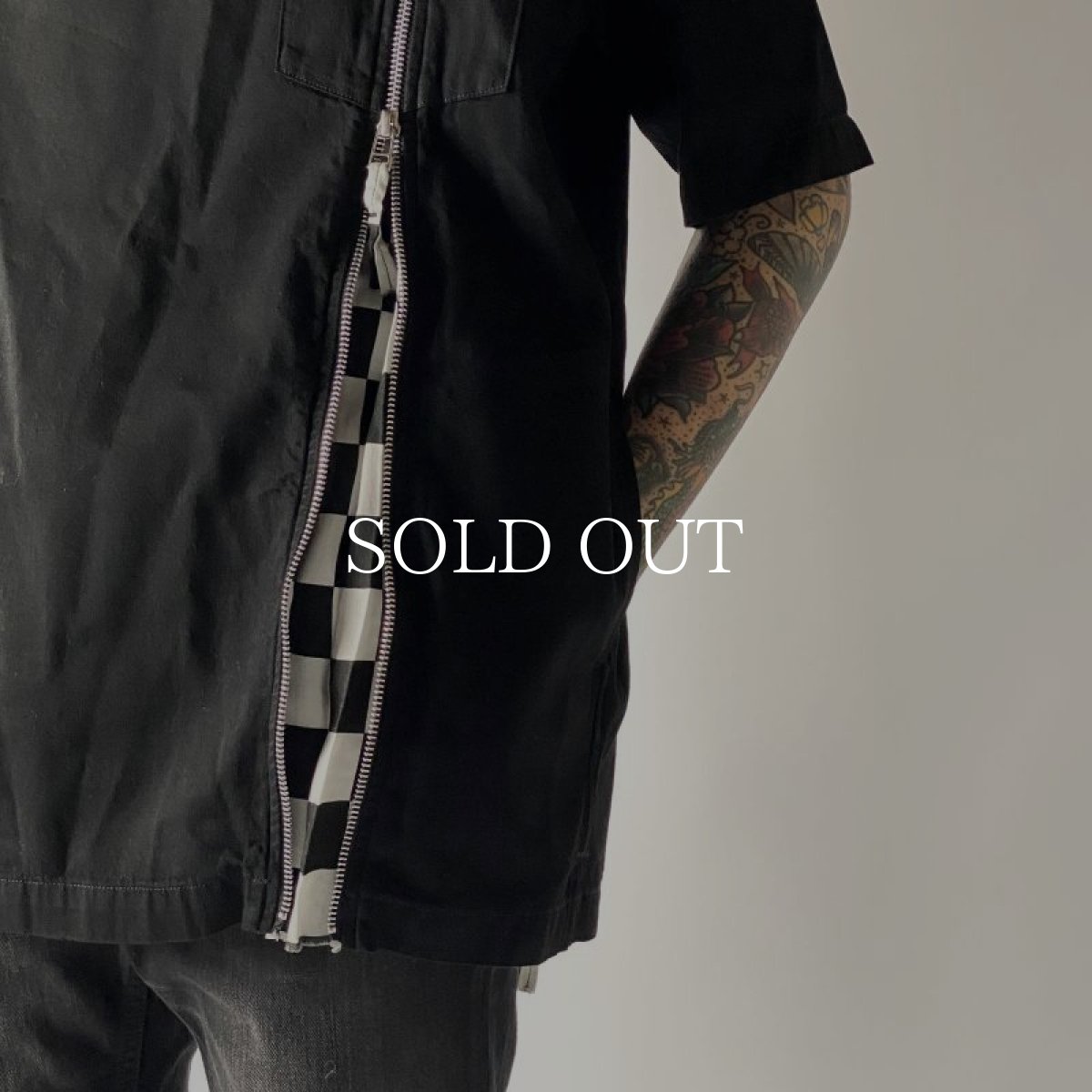 画像8: MINEDENIM  OLD PARK×MINEDENIM Zip Wide Denim T-SH (BLT) (8)