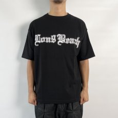 画像4: CUTRATE  LONG BEACH CA LOGO DROPSHOULDER S/S -T-SHIRT (BLACK) (4)