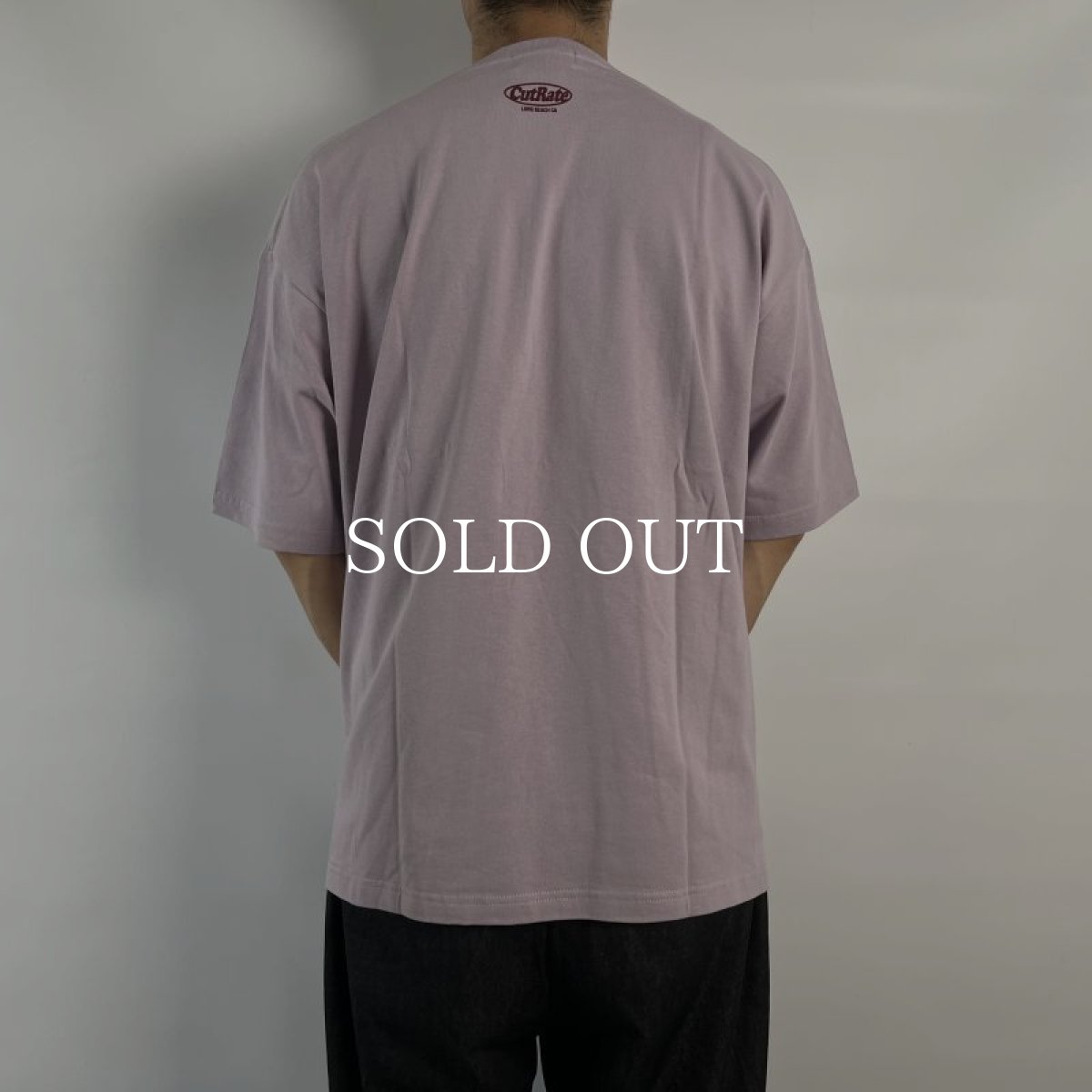 画像5: CUTRATE  CALIF LOGO DROPSHOULDER S/S -T-SHIRT (SMOKEY PURPLE) (5)