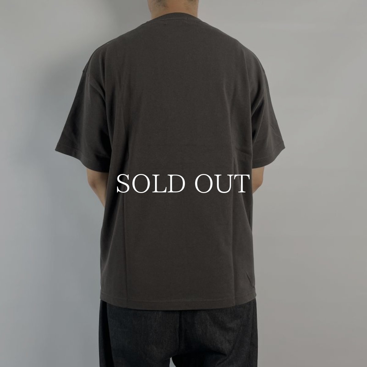 画像3: CUTRATE  CUTRATE LOGO HEAVY WEIGHT DROPSHOULDER S/S -T-SHIRT (VINTAGE BLACK) (3)