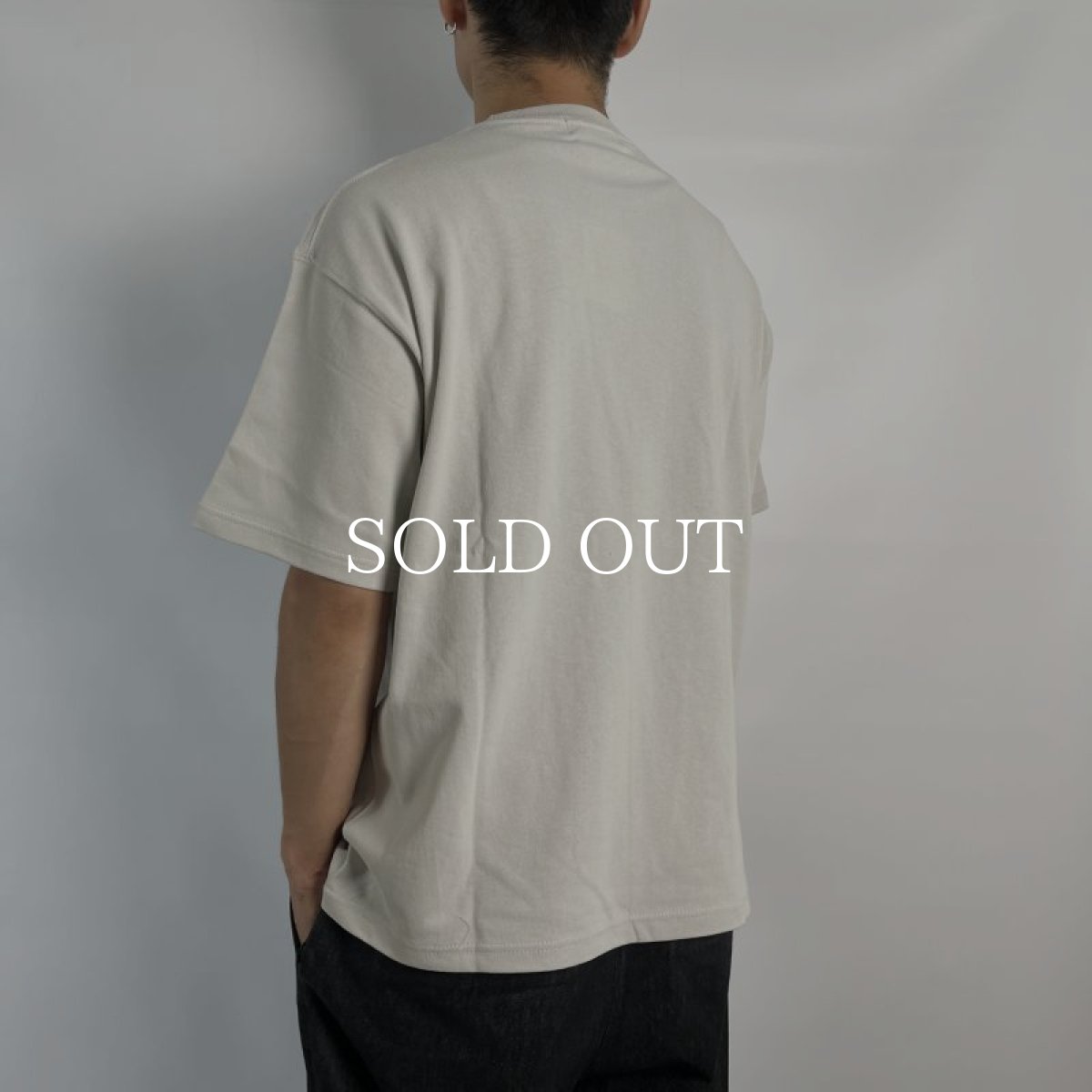 画像3: CUTRATE  CUTRATE LOGO HEAVY WEIGHT DROPSHOULDER S/S -T-SHIRT (FROST GRAY) (3)