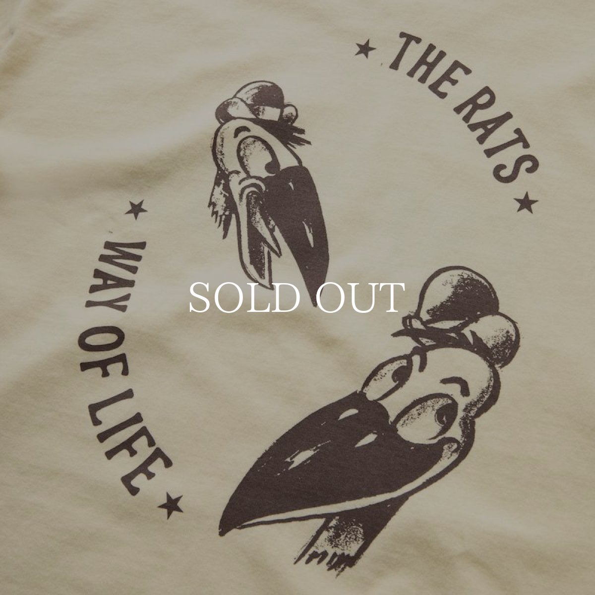 画像4: RATS  PECKERS TEE (LIGHT YELLOW) (4)