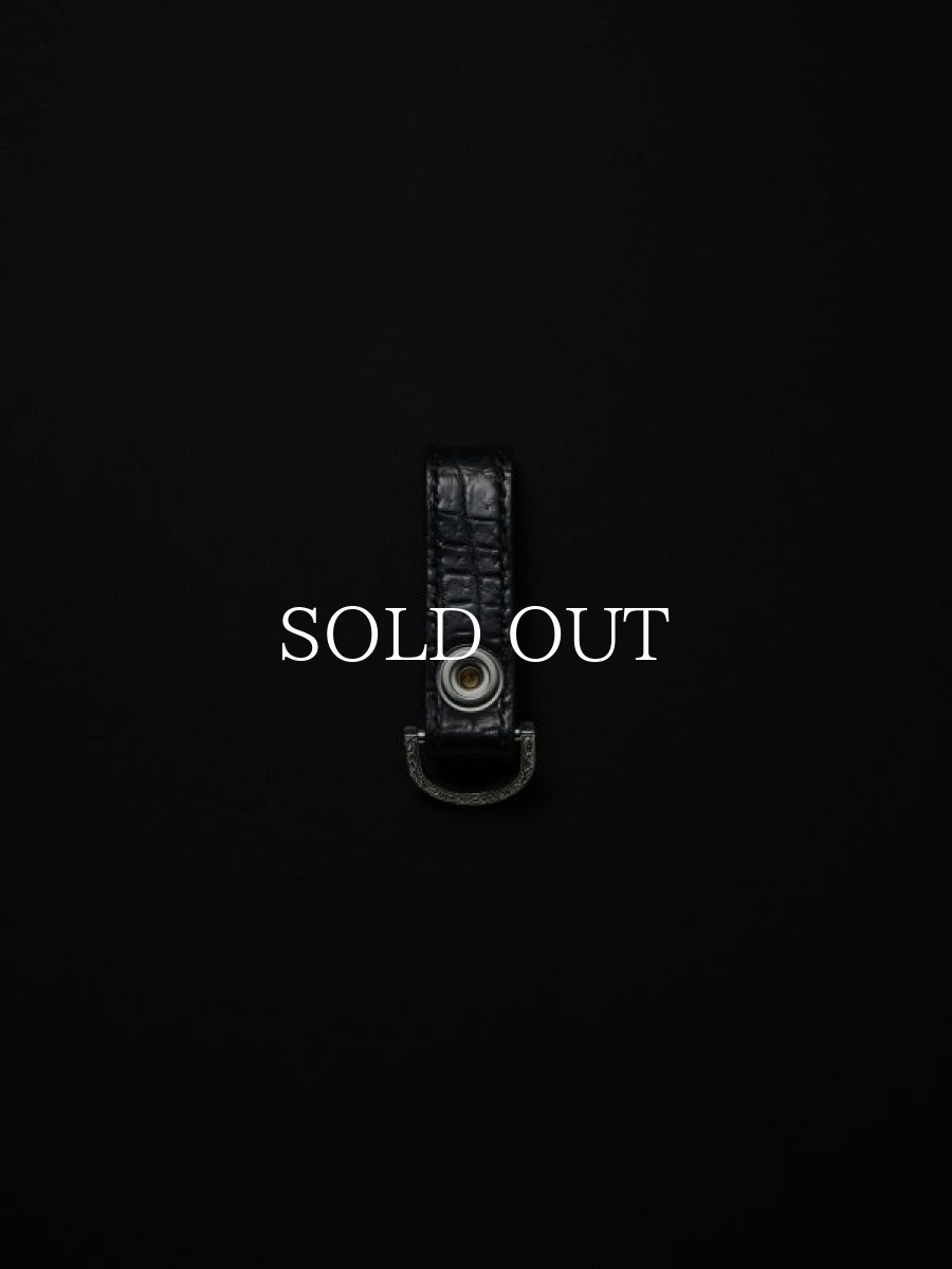 画像2: ANTIDOTE BUYERS CLUB   Classic D Key Bak(Crocodile) (Black) (2)