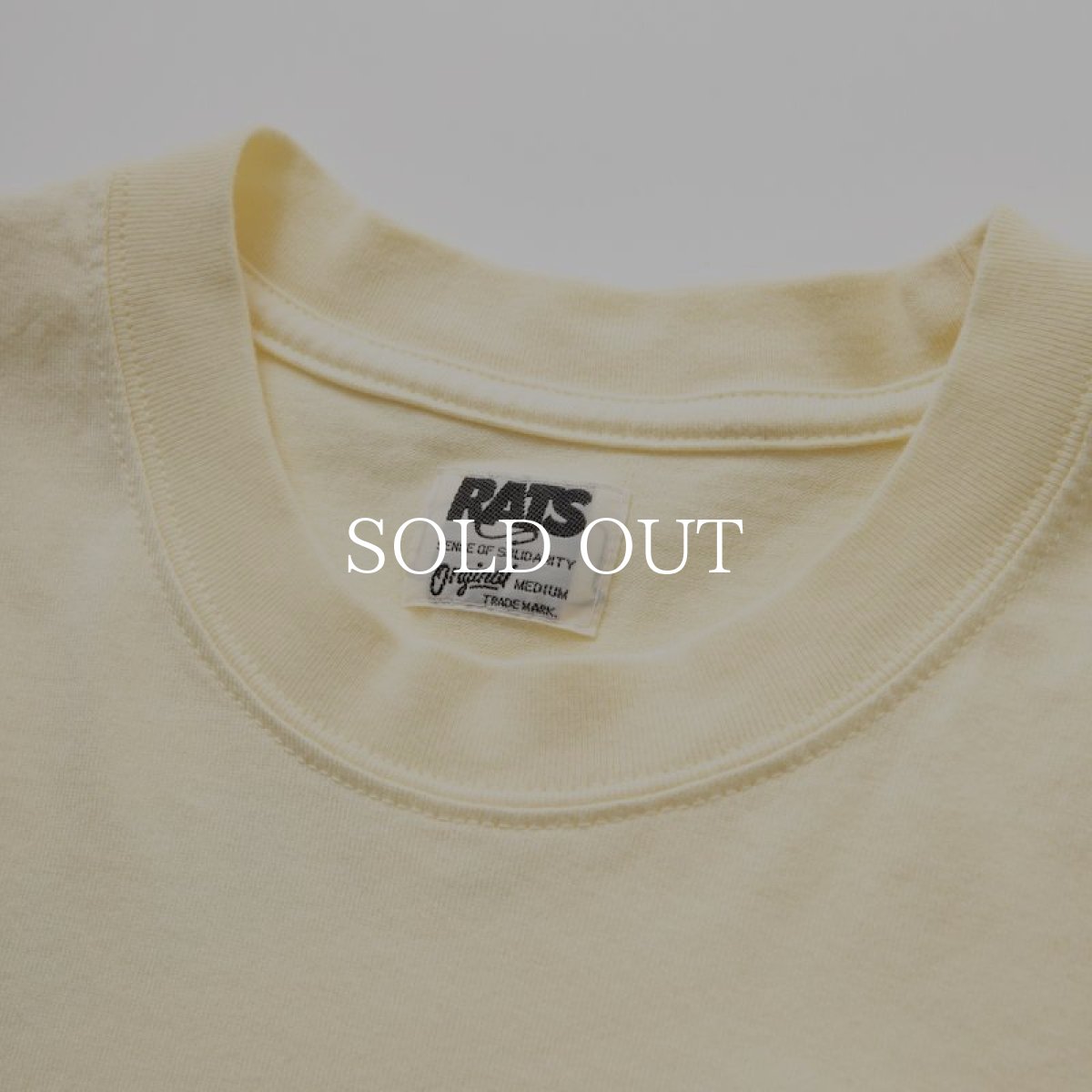 画像6: RATS  PECKERS TEE (LIGHT YELLOW) (6)