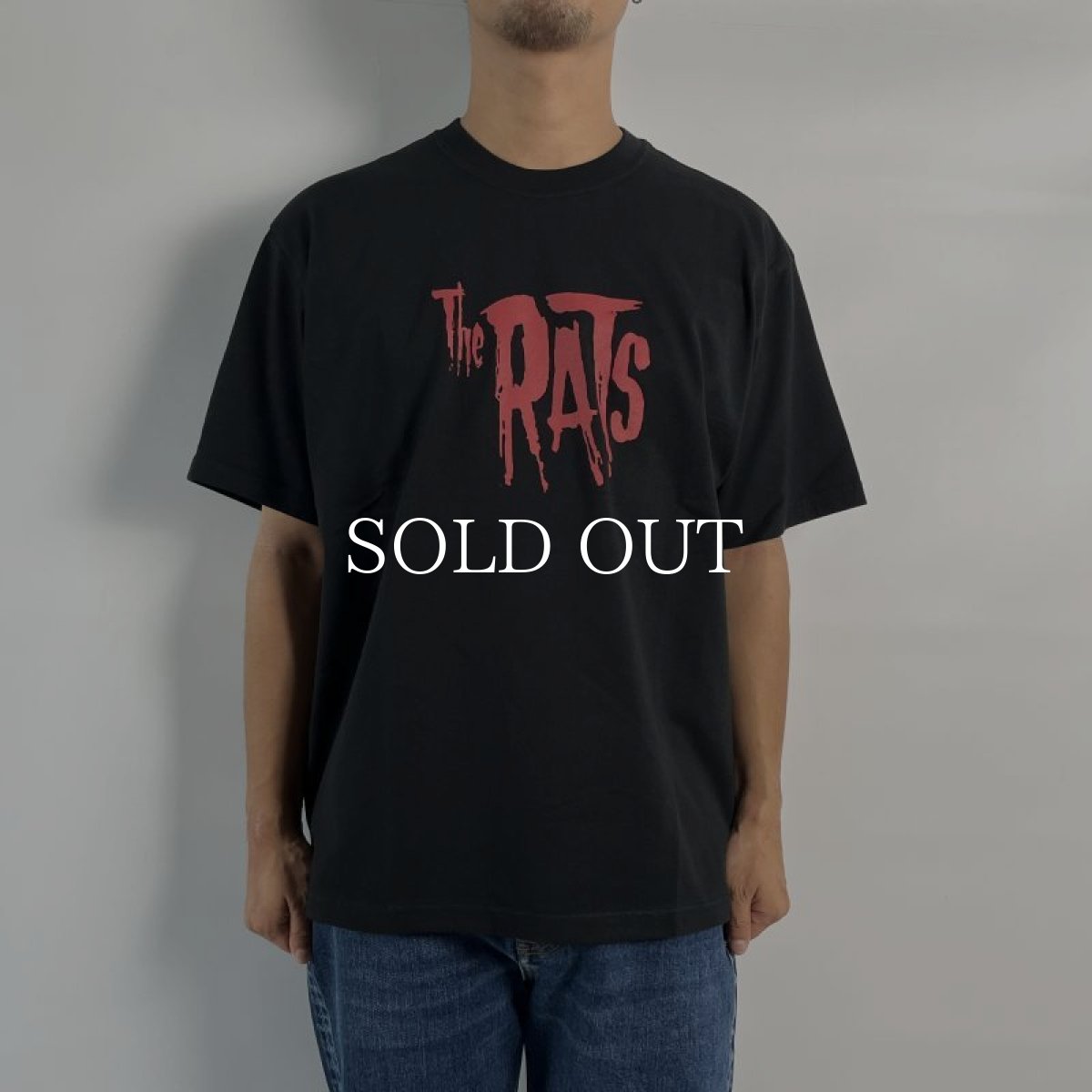 画像2: RATS  The RATS TEE (BLACK x RED) (2)