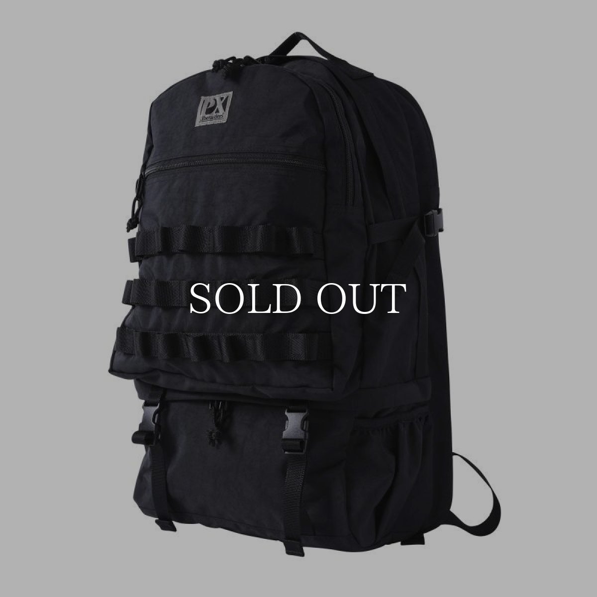 画像1: Liberaiders  Liberaiders PX TRAVERSE BACKPACK (BLACK) (1)