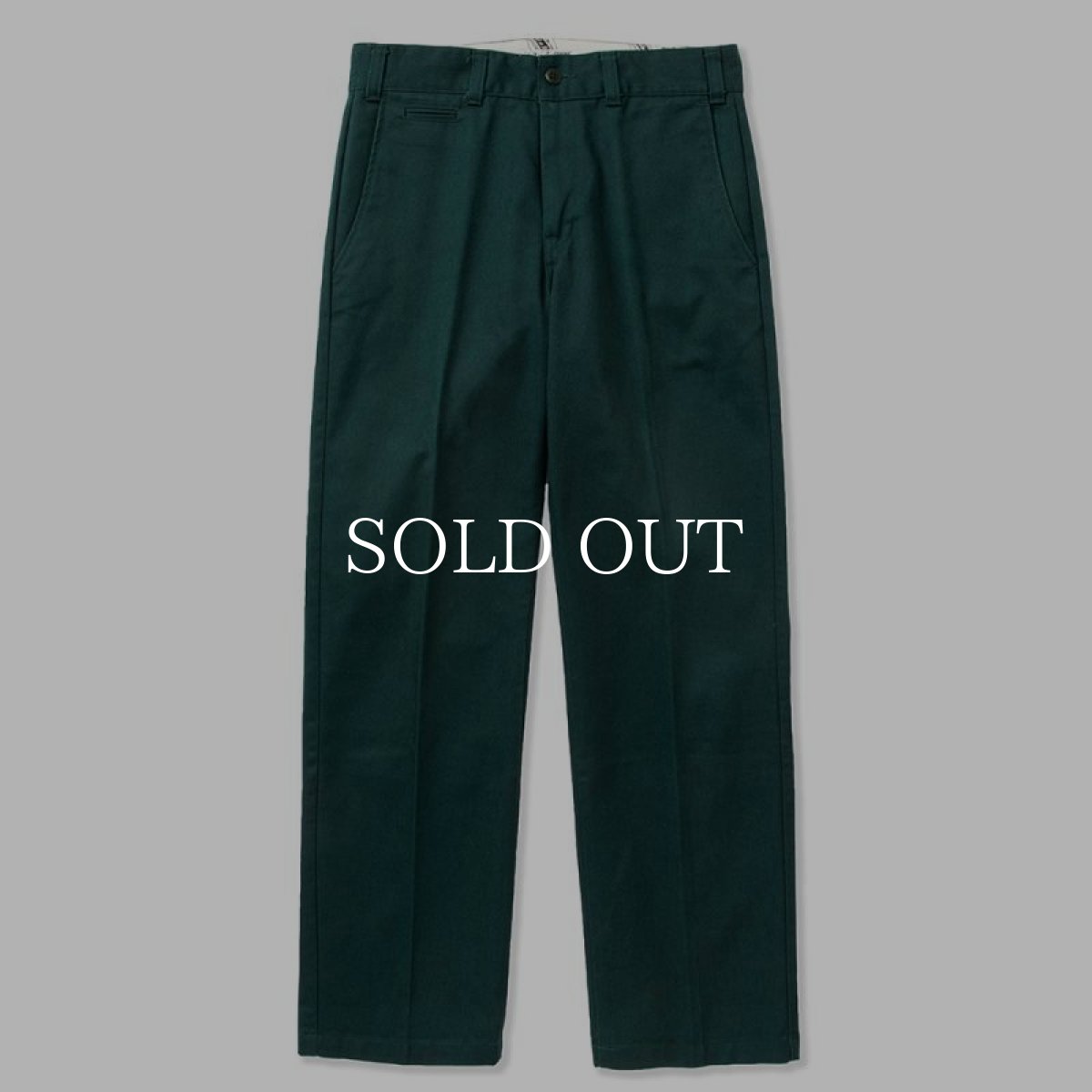 画像1: CALEE  T/C Chino trousers (Green) (1)