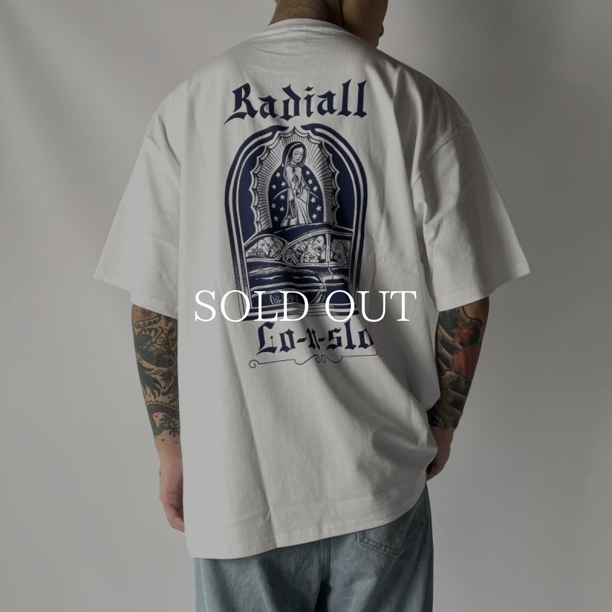 画像2: RADIALL  LO-N-SLO - CREW NECK T-SHIRT S/S (White) (2)