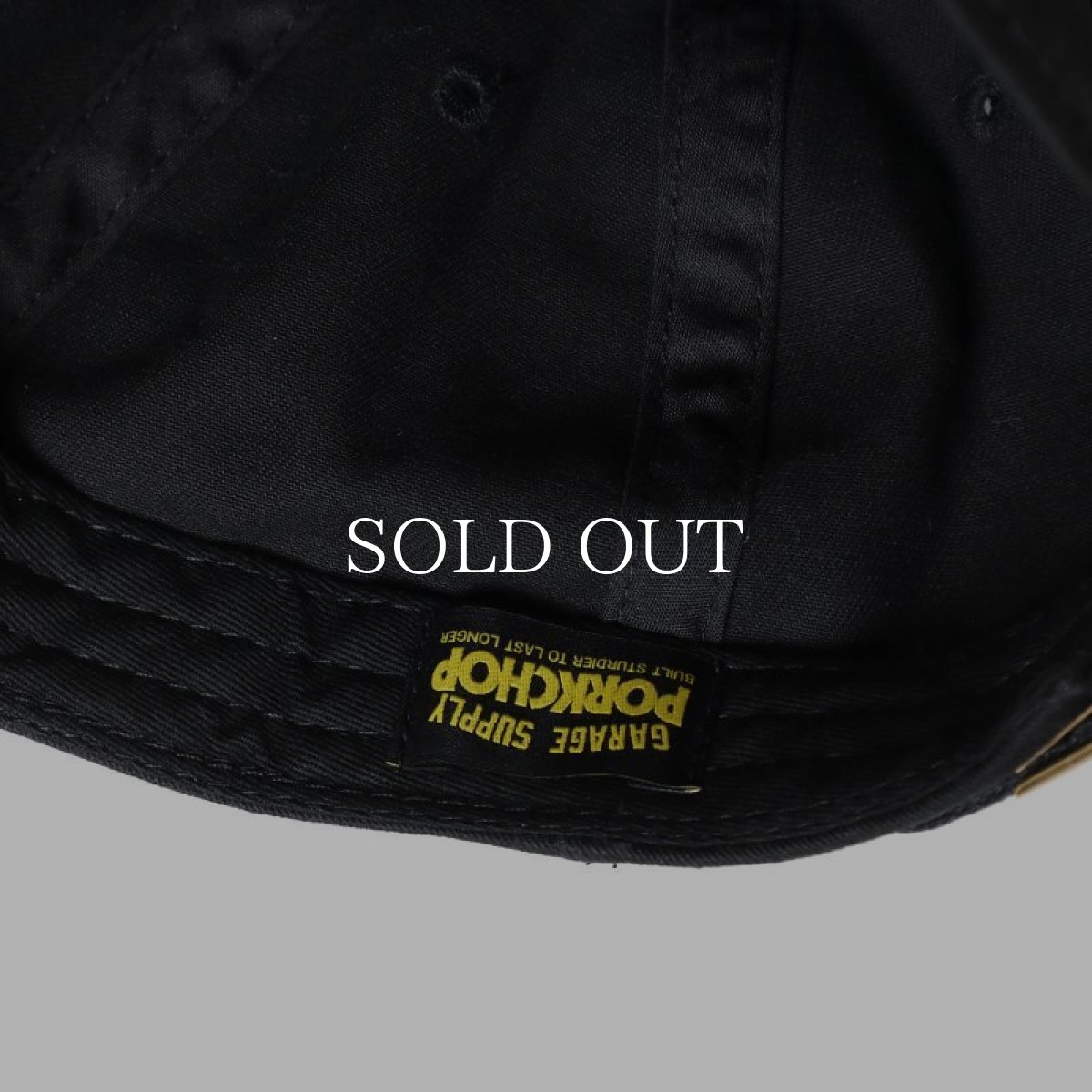 画像5: PORKCHOP GARAGE SUPPLY  P WAPPEN CAP (BLACK) (5)