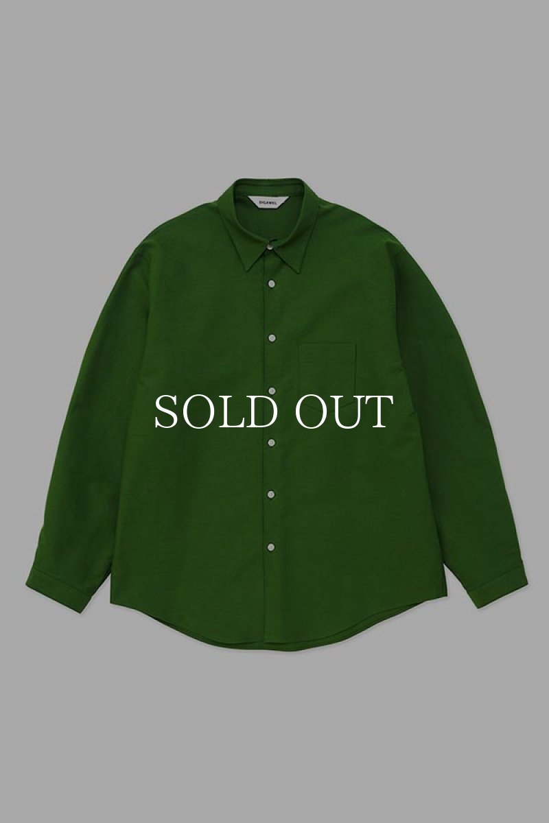 画像1: DIGAWEL  Shirt(generic)(2)OX (Green) (1)