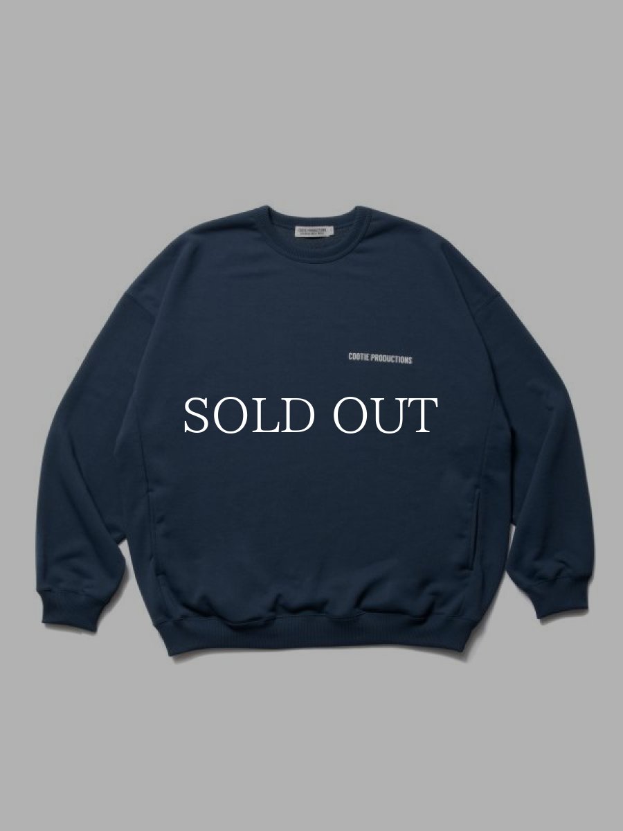 画像1: COOTIE   Dry Tech Sweat Crew (Navy) (1)